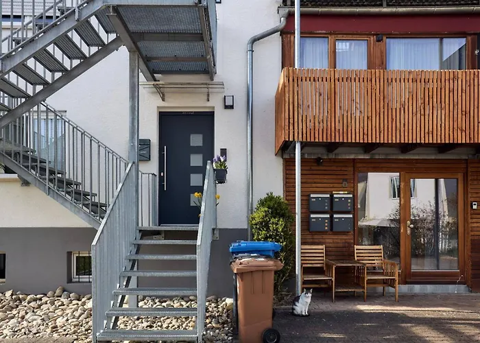Seeglueck Seeblau - Moderne Maisonette-wohnung Mit Balkon Und Parkplatz In Seenaehe In Konstanz-dingels-dorf Appartamento Costanza