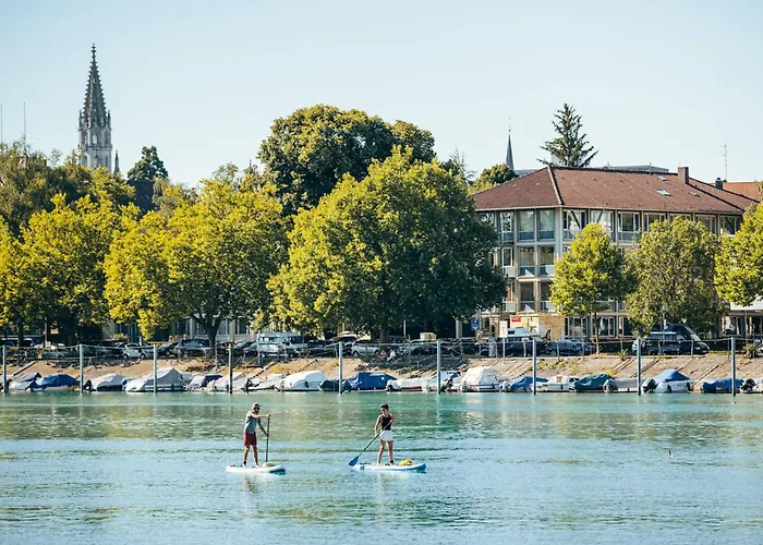 Seeglueck Seeblau - Moderne Maisonette-wohnung Mit Balkon Und Parkplatz In Seenaehe In Konstanz-dingels-dorf